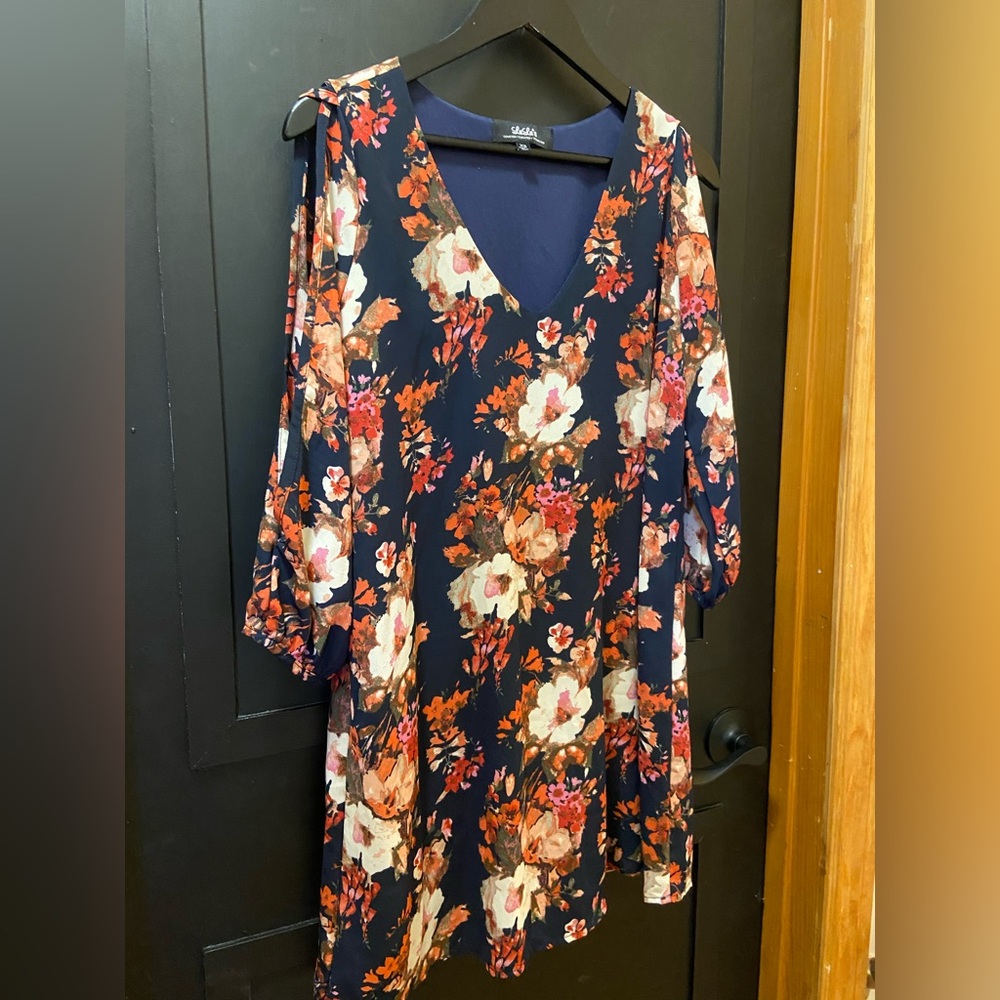 Floral V-Neck Dress